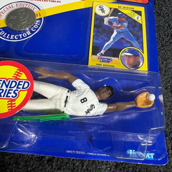 Bo Jackson Chicago White Sox Vintage 1991 Starting Lineup Figure - NIB Baseball - Picture 2 of 4
